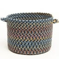 thumbnail image 1 of Rhody Rug WO11B018X012 18 x 12 in. Woodstock Basket, Indigo & Multi Color, 1 of 1