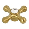 thumbnail image 3 of Kingston Brass KS1972AX 8 in. Widespread Deck Mount Bathroom Faucet, Polished Brass, 3 of 4