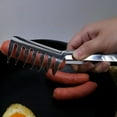 thumbnail image 2 of Pasta Clips Spaghetti Tong Server Stainless Steel Salad Tongs Toothed 2 Pcs, 2 of 6