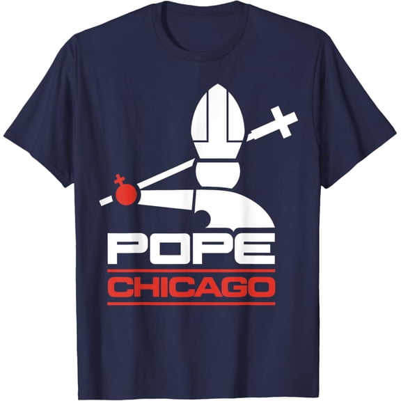 Baseball Pope Chicago Faith Sport Inspired Graphic T-Shirt