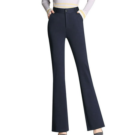 

Elastic High Waist Pants Women OL Office Skinny Pants Woman Trousers for Friends Gathering Wear L