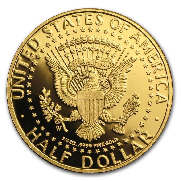 2014-W American Coins Bullion: 3/4 oz Gold Kennedy Half Dollar