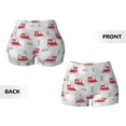 thumbnail image 5 of Lsque Trains Pattern High Waisted Biker Shorts for Women-Tummy Control Fitness Athletic Workout Running Yoga Gym Shorts,Moisture-Wicking-X-Large, 5 of 9