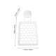 thumbnail image 3 of Kitchen Sink Sponge Holder Soap Tray Washcloth Dishcloth Organizer Basket Faucet Rack Bathroom Storage Organizer For Kitchen Bathroom Cleaning Accesso, 3 of 3