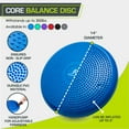 thumbnail image 2 of ProsourceFit Core Balance Disc Trainer, 14" Diameter with Pump, 2 of 6