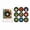 1C, variant on Clearance! Christmas Player Record NFC Magnetic Fridge Vinyl Music Box Set, Music Magnets for Refrigerator, Christmas Gift (A)