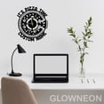 thumbnail image 4 of Glowneon Custom Pizzeria Restaurant With It's Pizza Time Wall Clock, 4 of 5