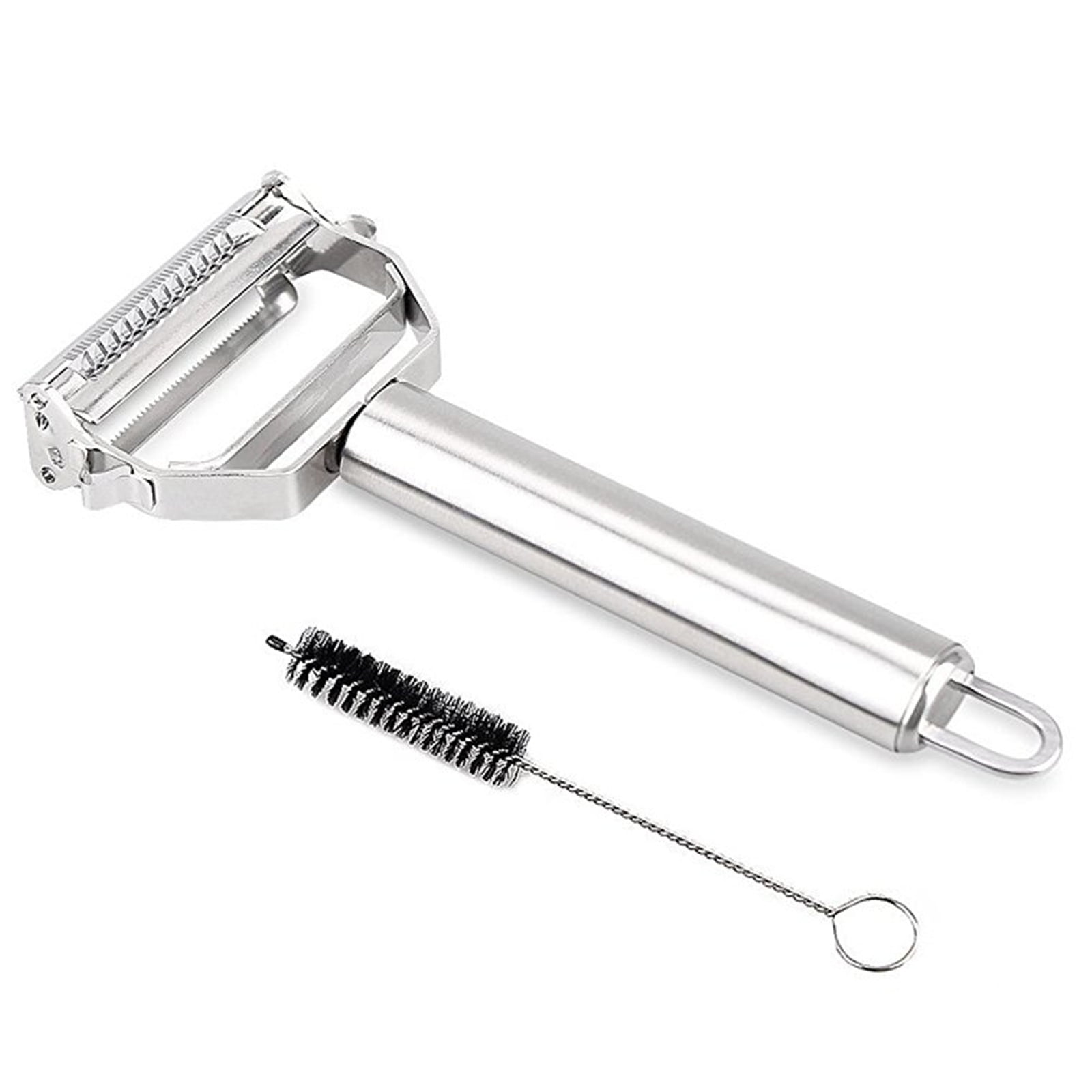 Potato Vegetable Peeler with Cleaning Brush for Kitchen, Ultra Sharp