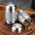 thumbnail image 5 of Extra Fine Mesh 316 Stainless Steel Separation Residue Spices for Loose Tea Tea Ball Tea Strainers Tea Infuser Tea Steeper GOLD S, 5 of 8