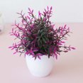 thumbnail image 6 of Travelwant Fake Plants, Artificial Potted Flowers Small Potted Plants, Mini Artificial Small Flower, Faux Greenery Plants Indoor, Lavender Pot, 6 of 7