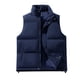 thumbnail image 1 of Puntoco Chaqueta Informal Sin Mangas Y Cálida Con Cuello Alto De Doble Cara Y Color Sólido A La Moda Para Hombre, 1 of 3