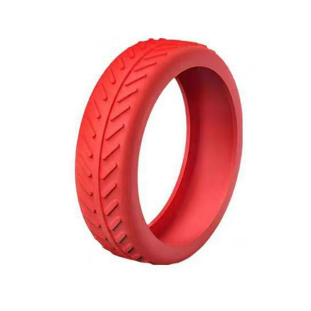 1/4/8 Pcs Housse en Silicone pour Roues de Valise, Housse de Protection pour Roues de Valise, Garde-Roues, Accessoires pour Bagage Cabine, Housse de Roues pour Réduire le Bruit, Rouge, 1 PCS