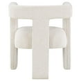 thumbnail image 3 of Pemberly Row Modern Fabric Upholstered Accent Side Chair White, 3 of 12