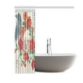 thumbnail image 2 of BPBOP Watercolor Skull And Roses Bathroom Waterproof Fabric Shower Curtain 60x72 inches, 2 of 2