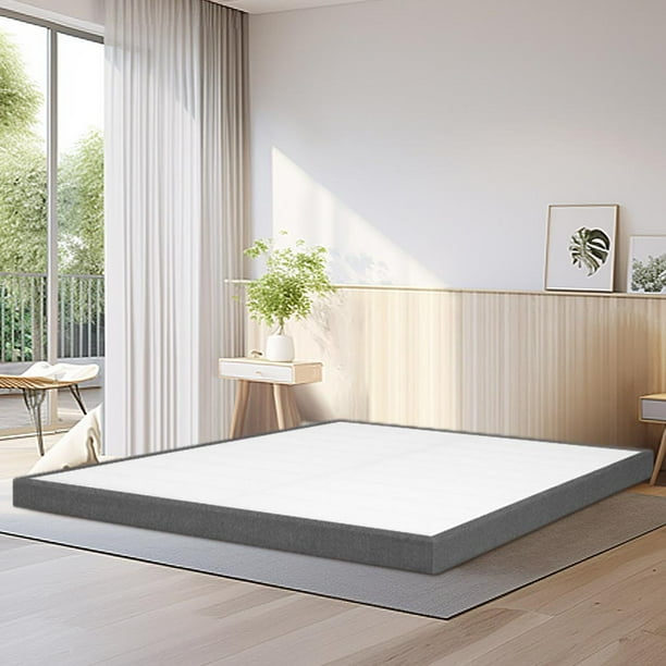 TATAGO 4" Heavy Duty Metal Box Spring, 3000lbs Capacity Mattress