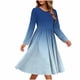 thumbnail image 3 of TaTaai Women's Casual Long Sleeve Tunic Top Round Neck Printed Loose Fit with Pockets Soft Stretchy Long Blouse for Spring Fall Gift, 3 of 6