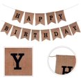 thumbnail image 2 of Bipra 85 Pieces Black & Gold Party Decorations - Includes Happy Birthday Banner, Perfect for Any Birthday Party (Happy Birthday Burlap), 2 of 4