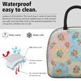 thumbnail image 3 of Womens Pioneer Flower Floral Print Pattern Lunch Box for Work,Insulated Lunch Bag for Women,Loncheras Para Mujer,Leakproof Adult Lunch Bag for Work,Beach,Travel,Picnic,Camping, 3 of 6