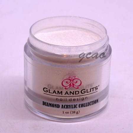 Glam Glits Acrylic Powder 1 oz White Glaze DAC90