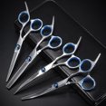 thumbnail image 5 of 6.6"Professional Pet Dog Grooming Scissors Set Straight&Curved&Thinning Shears Kit, 5 of 5
