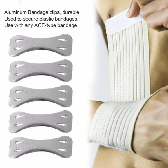 BAG OF 50 Pcs Metal Style Clips for Elastic Bandages Spares for Ace Type Body Wrap