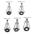 thumbnail image 2 of Unique Bargains 2.63.6mm Tube Dia Iron Fishing Rod Tips Repair Kit, Silver Tone 30 Pack, 2 of 6