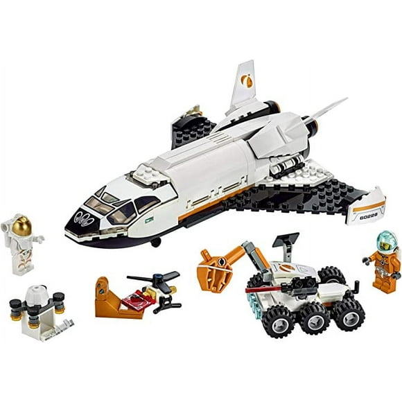 City Space Mars Research Shuttle 60226 Space Shuttle Toy Building Kit with Mars Rover and Astronaut Minifigures, Top STEM Toy for Boys and Girls (273 Pieces)