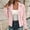 Pink, variant on ZGRBOU Women's Zip Up Motorcycle Jacket Casual Long Sleeve Lapel Collar Moto Coat Soft Short Biker Bomber Outerwear