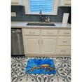 thumbnail image 3 of Carolines Treasures MW1163RUG Big Spash Crab in blue Machine Washable Memory Foam Mat 19 X 27" multicolor, 3 of 4