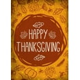 thumbnail image 2 of Allen, Kimberly 24x32 White Modern Wood Framed Museum Art Print Titled - Happy Thanksgiving Orange, 2 of 4