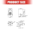 thumbnail image 3 of 10Pcs RJ45 8P8C Networking Sockets Computer Internet RJ11 Sockets for Networking Telephone Connection Accessories, 3 of 8