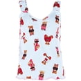 thumbnail image 3 of un-bearably cute Ladies Ruffle Tank Teddy Bear Pajama Set, 3 of 6