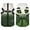 Green, variant on Dog Winter Coat, Pet Warm Jacket with Reflective Adjustable Harness, Waterproof Windproof Dog Vest Winter Coat with Zipper for Small Medium Large Dogs,Dark Grey,XS