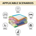 thumbnail image 6 of Bunny Blanket - Easter Soft Fuzzy Throw Blankets for Kids - 40"x50" Crib Size Blanket for Bed & Couch - Colorful Cute Throws Giftsd Sofa, 6 of 6