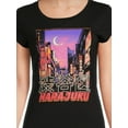 thumbnail image 4 of Harajuku Women's Short Sleeve Graphic Tee, 4 of 5