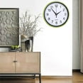 thumbnail image 4 of 8-inch silent wall clock Combas movement,green,size，G84484, 4 of 5