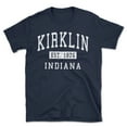 thumbnail image 1 of Kirklin Indiana Classic Established Men's Cotton T-Shirt, 1 of 1