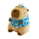 thumbnail image 1 of Peluche de carpincho suave de dibujos animados para acompañar el juguete de decoración del hogar. Animal de peluche de carpincho. Azul 30cm, 1 of 9