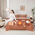 thumbnail image 4 of Erosebridal Happy Camping Bedding Comforter Set 7 Pieces for Kids Teens,Boys Girls Adventure Accessories Full Bedding Set,Super Cozy Room Decor, 4 of 6
