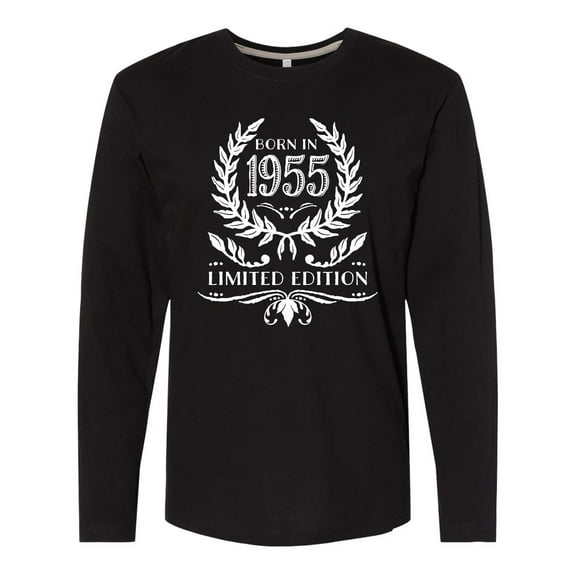 Inktastic Born in 1955 Limited Edition Long Sleeve T-Shirt