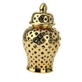 thumbnail image 2 of Jarrón de jengibre, jarrón decorativo con tapa, porcelana esmaltada china antigua 26cmx48cm, 2 of 9