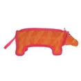 thumbnail image 4 of DuraForce Pig Tiger Orange-Pink Durable Woven Fiber Dog Toy with Squeaker, 4 of 8