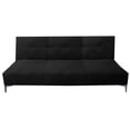 thumbnail image 3 of Sofa Cama Reclinable El Bazar Store Vegas Terciopelo Negro Futon 3 posiciones Sala, 3 of 6