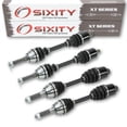 thumbnail image 2 of 4 pc Sixity XT Front Rear Left Right Axle compatible with Polaris Sportsman 500 2007 - A07MH50FC International 4X4, 2 of 3