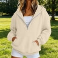 thumbnail image 4 of Loose Fit Pullover Hoodie for Women,Soft Cozy Long Sleeve Sweatshirt, Casual Streetwear Fall Winter Tops, 4 of 4