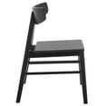 thumbnail image 5 of Safavieh Farrah Modern Wood Dining Side Chairs, Black (Set of 2), 5 of 8