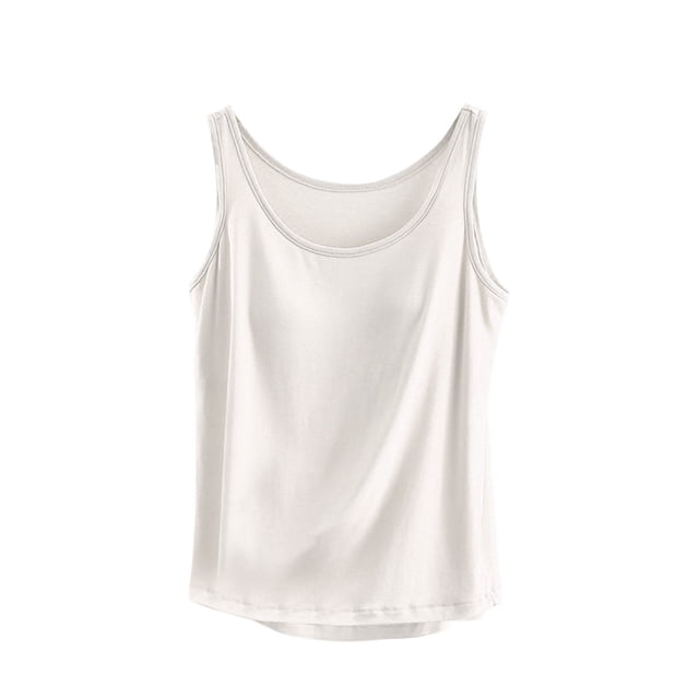 Yuyuzo Débardeurs de Pyjama pour Femmes Été Sans Manches Col Rond T-Shirts Basiques Amples Confortables