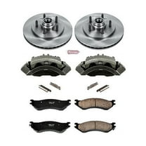 PowerStop Front Stock Replacement Brake Pad and Rotor Kit with Calipers Fits: FORD LINCOLN Select Models KCOE1916