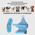 thumbnail image 3 of Adjustable Soft Comfortable Cute Ferret Harness Leash With D Ring, Small Animals Vest Harness For Ferrets, Rats, Guinea Pigs, 3 of 8