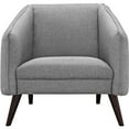 thumbnail image 3 of Modway Slide Upholstered Fabric Armchair in LightGray, 3 of 6